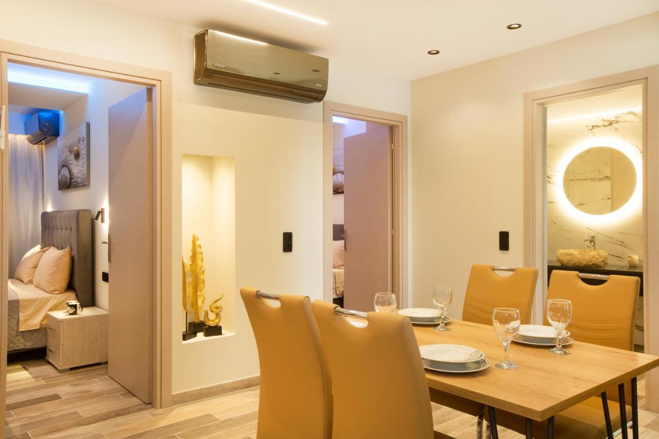 Black Rocks Family, Luxury Seafront Beach Maisonette Agios Gordios  Exterior foto